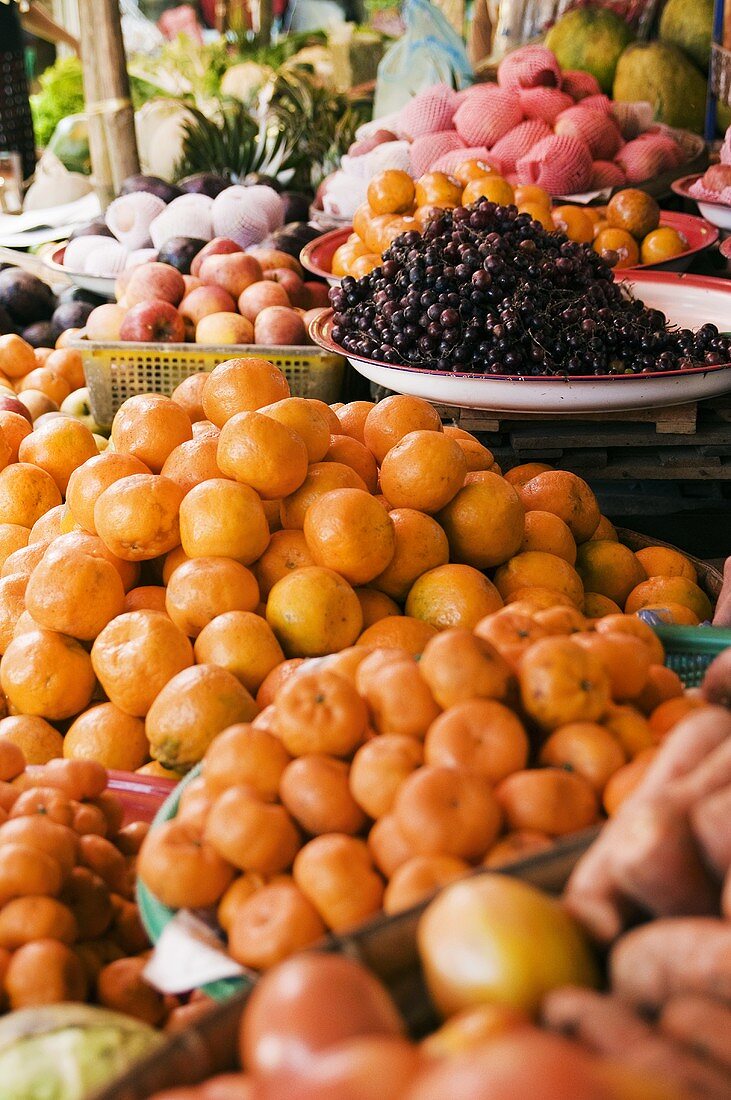 Frisches Obst auf einem Markt