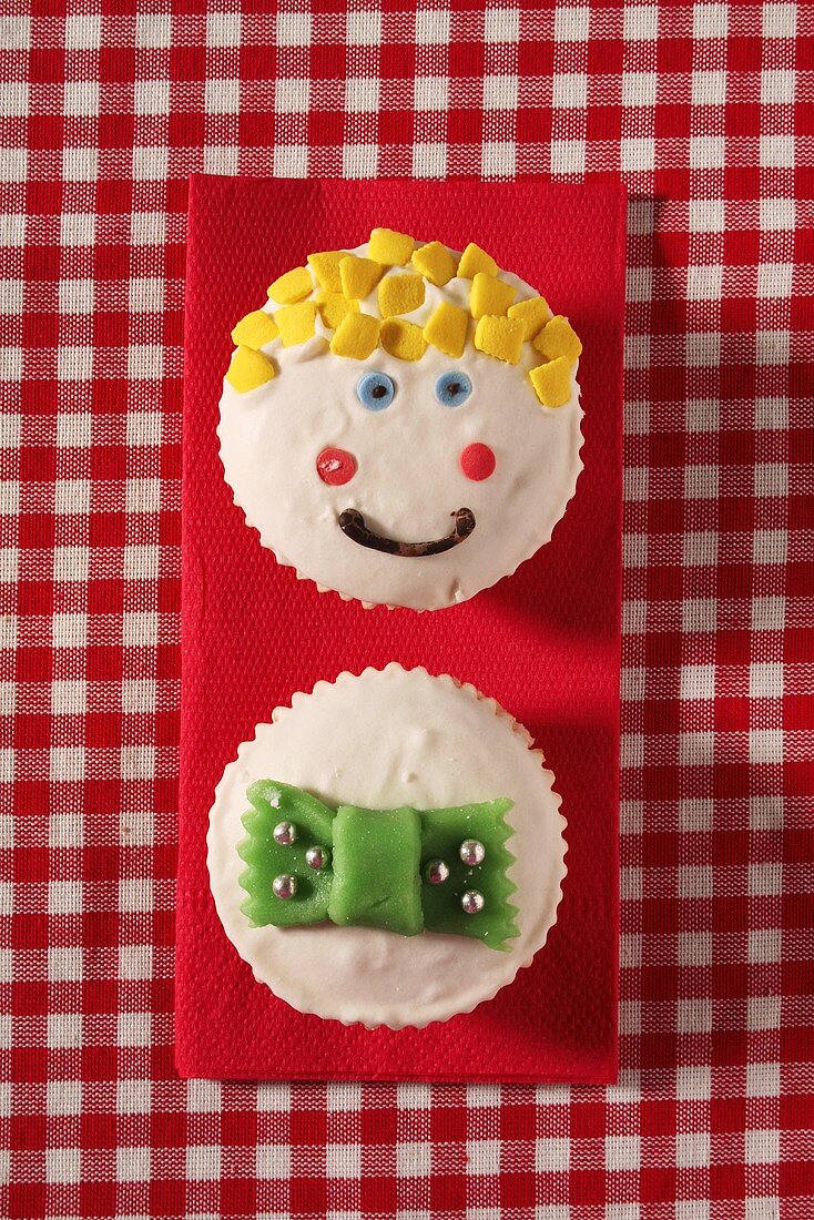 Funny cupcakes for children