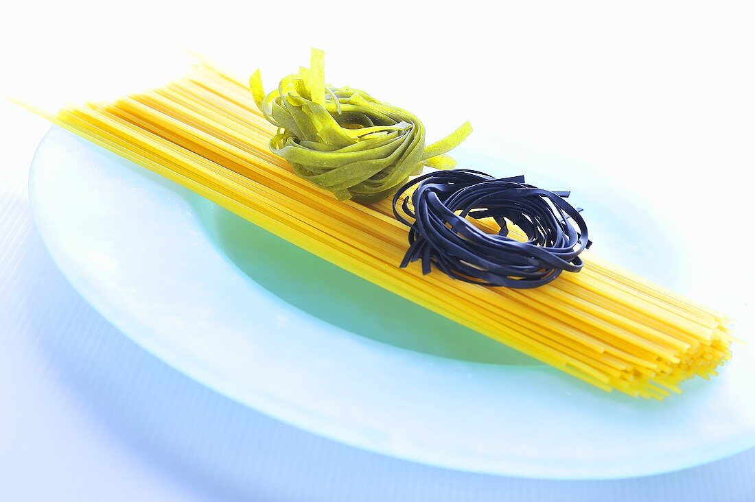 Spaghetti und Tagliatelle