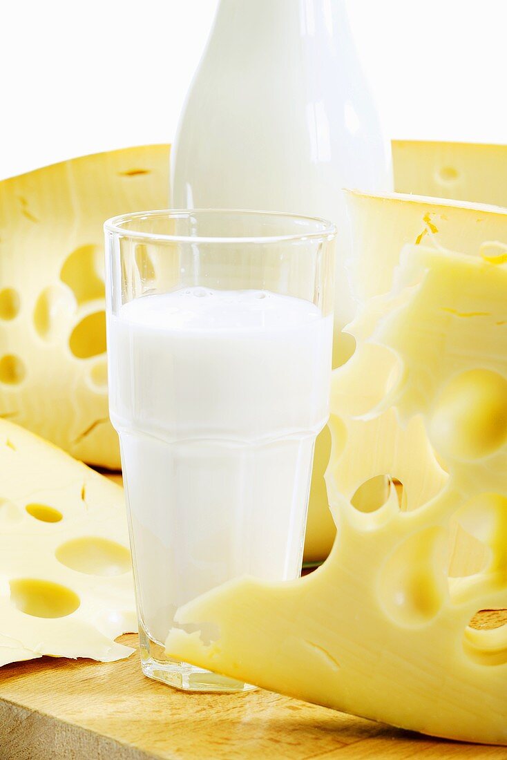 Cheese and milk