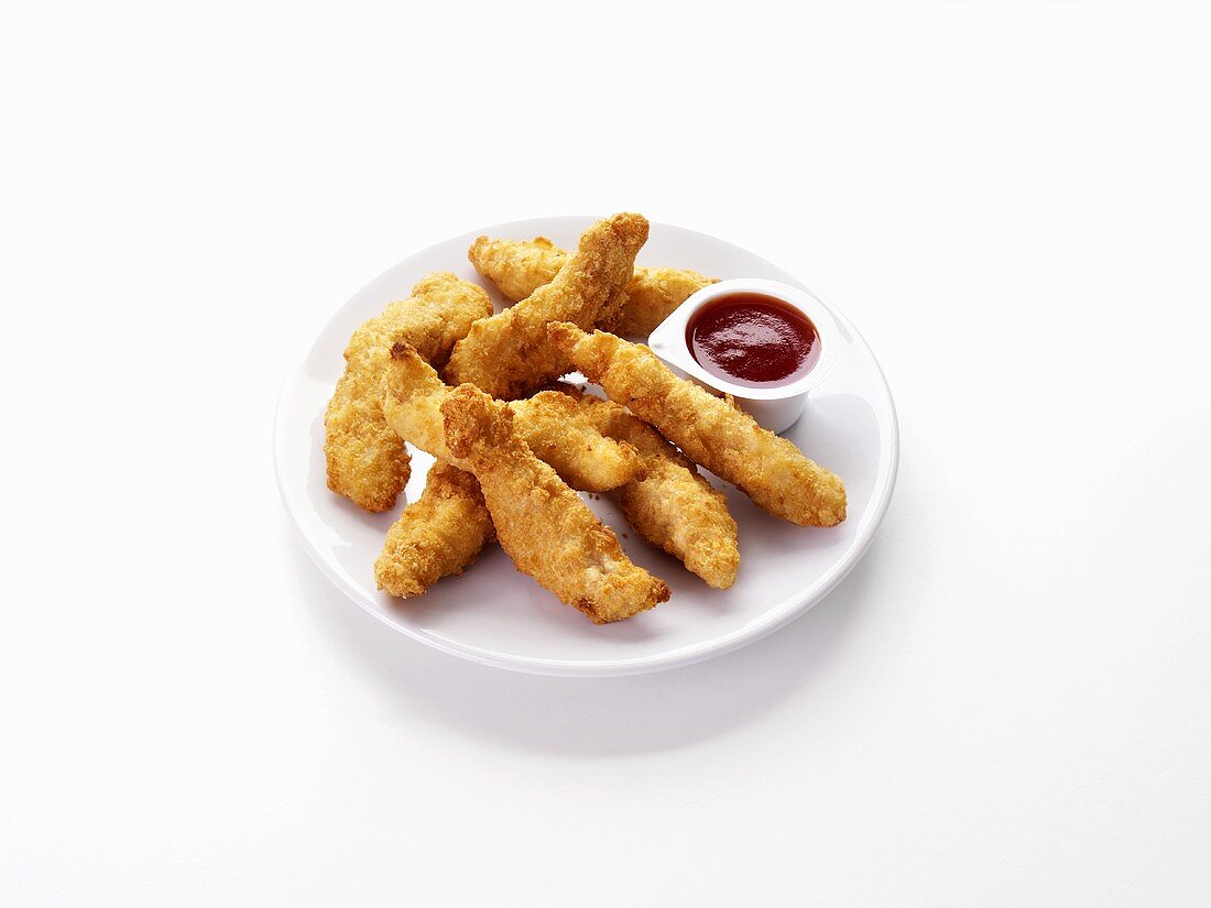 Chicken fingers with dip