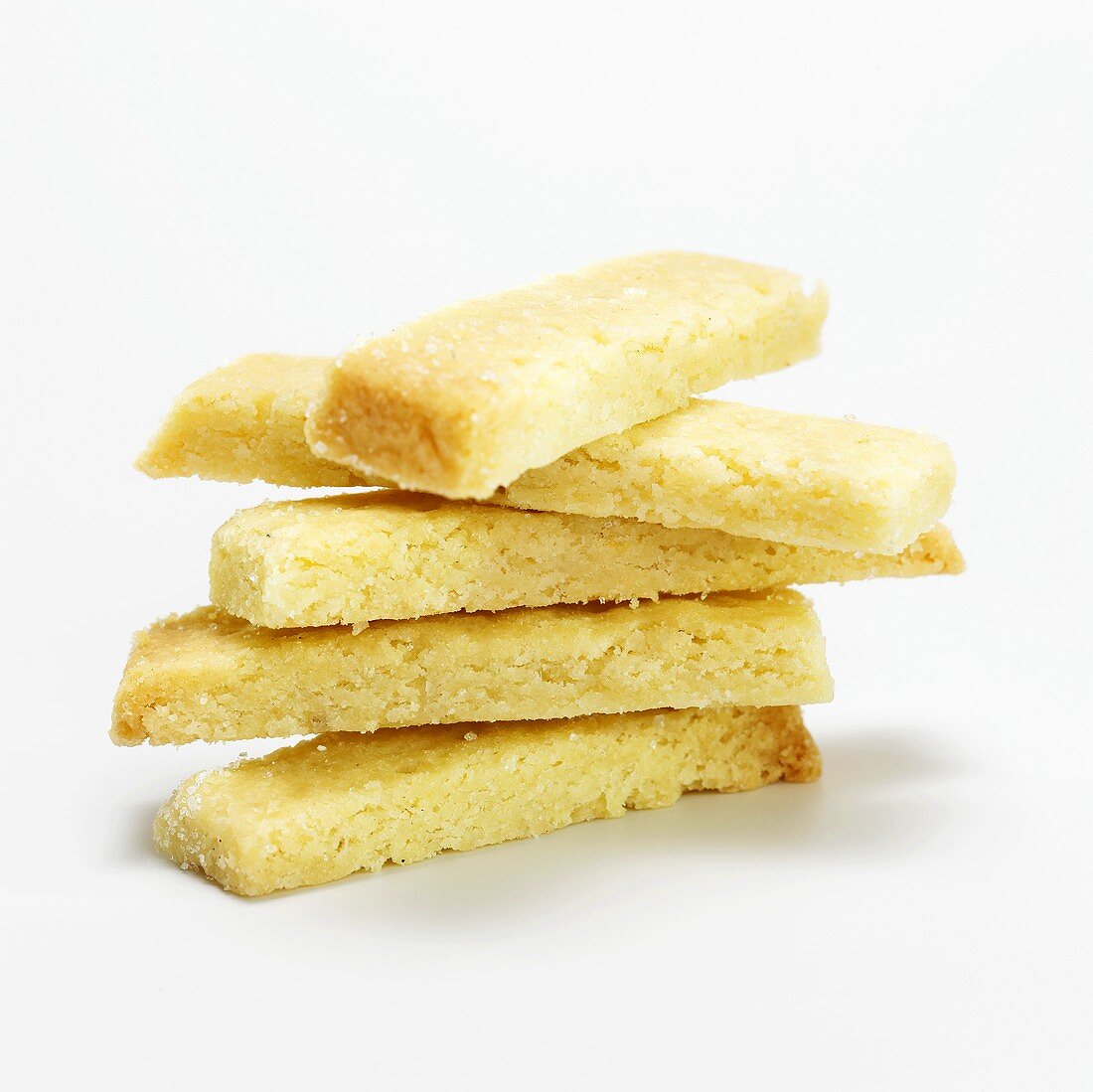 Stack of butter cookies, close-up