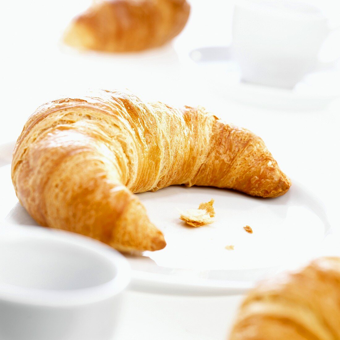 Several croissants