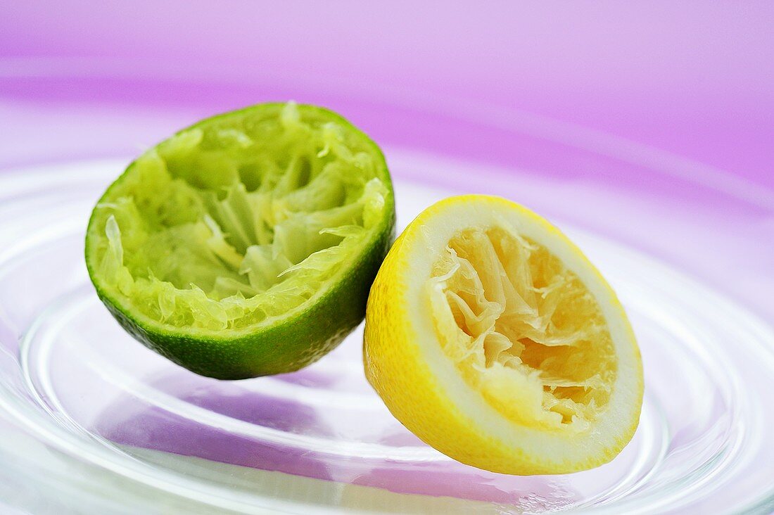 Squeezed lime and lemon