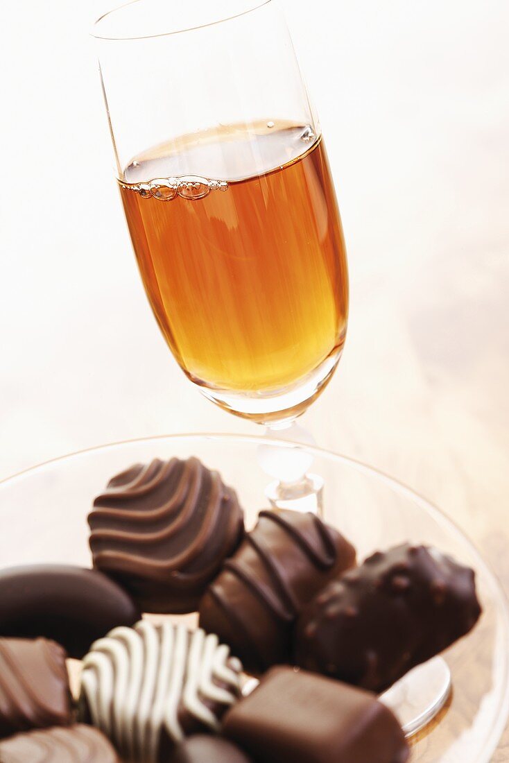 Sherry and chocolates