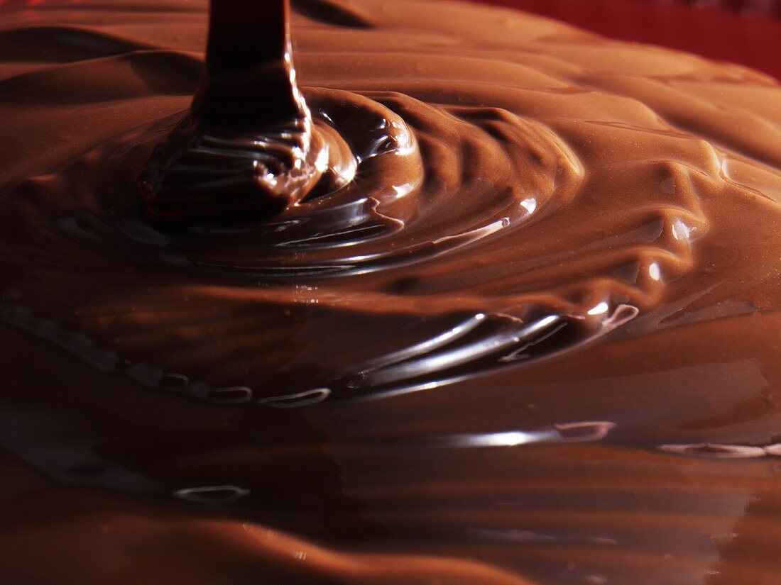 Melted milk chocolate