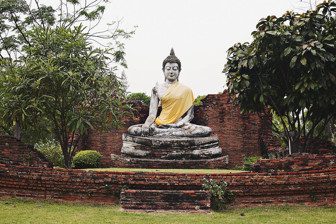 Buddha statue in park (Thailand)