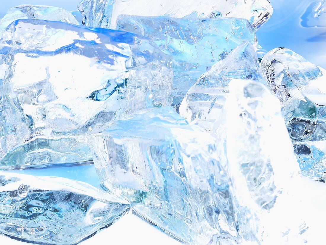 Ice cubes, full-frame