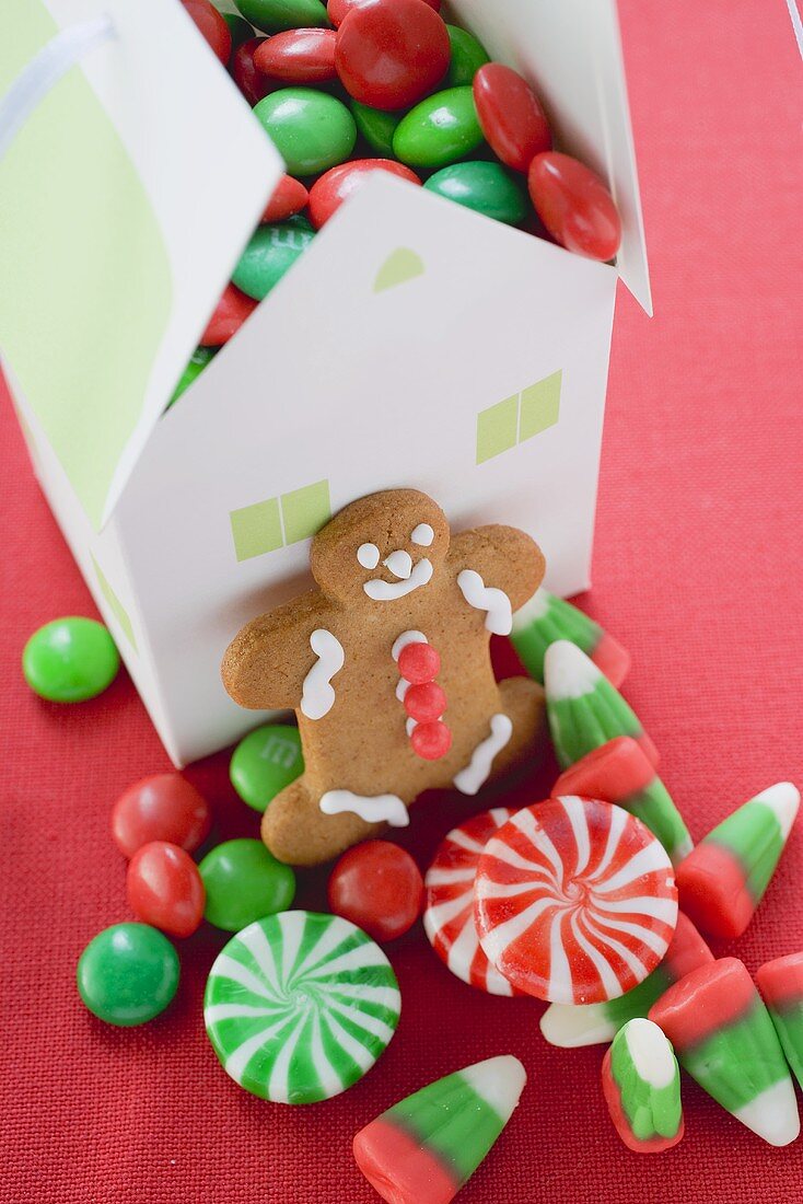 Gingerbread man and Christmas sweets