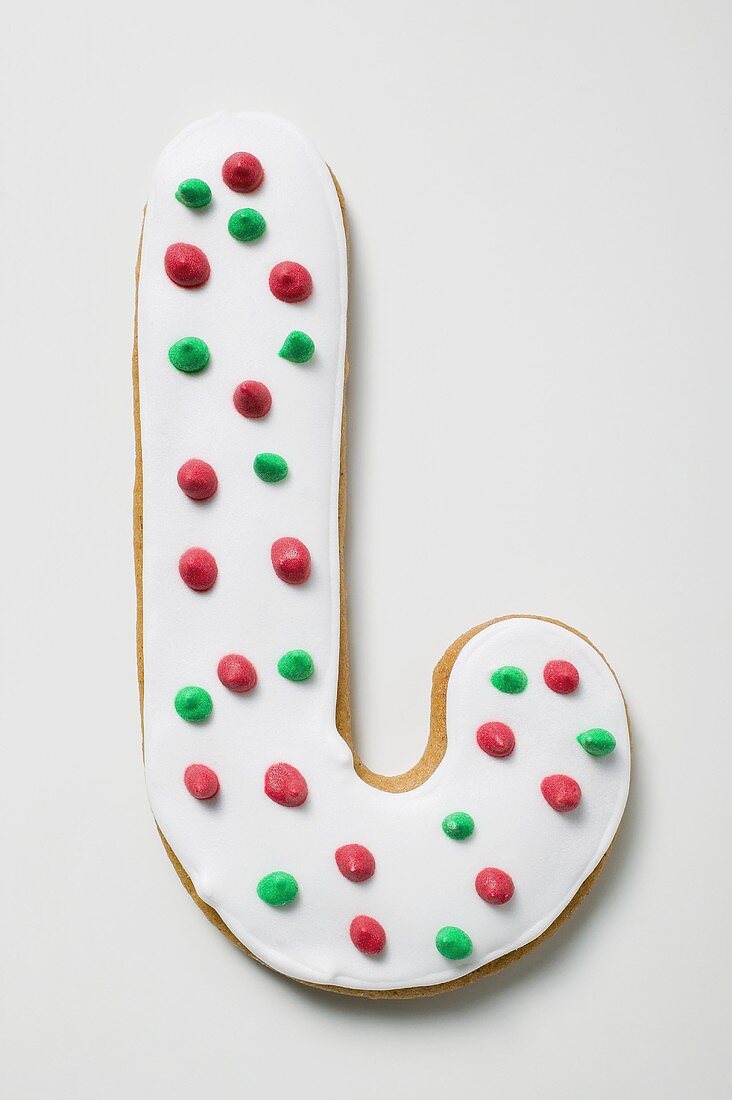 Christmas biscuit (candy cane)