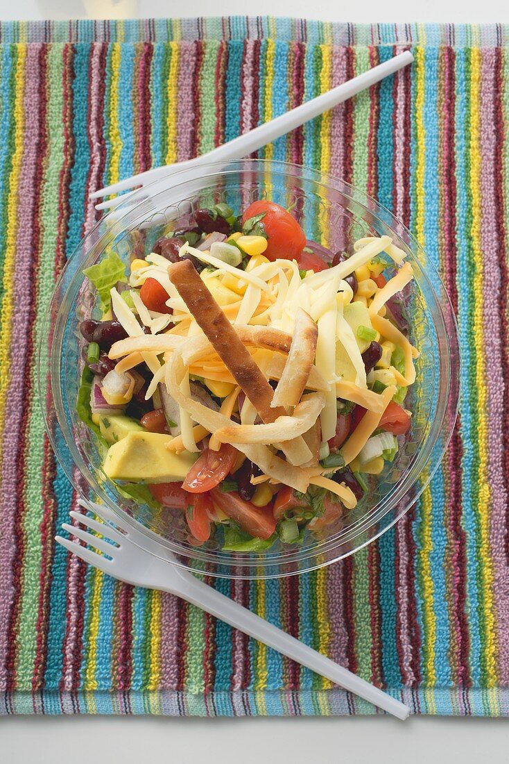 Mexican salad to take away