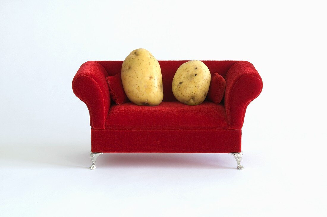 Couchpotatoes (Kartoffeln auf Minisofa)