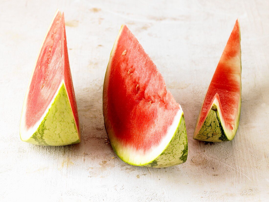 Slices of watermelon