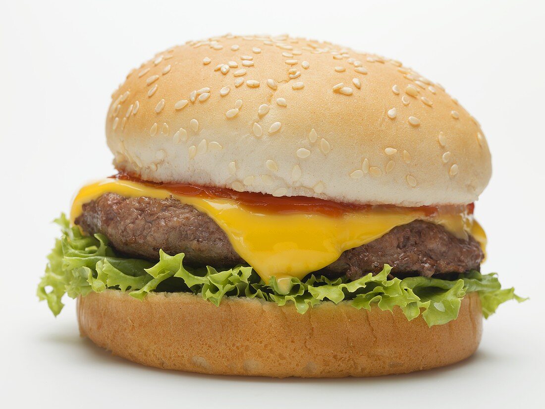 A cheeseburger