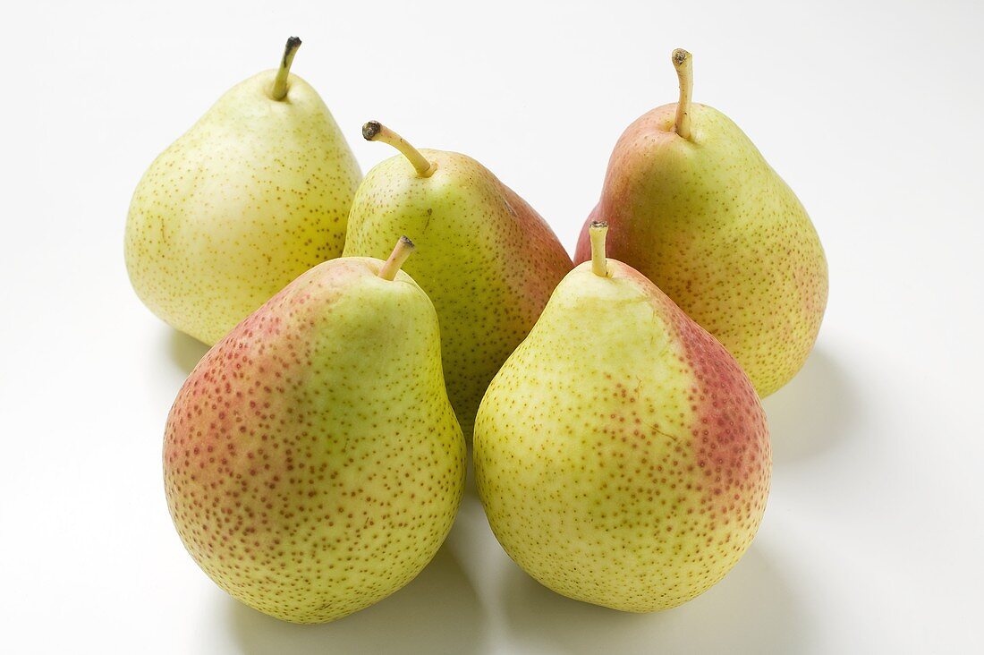 Five Forelle pears