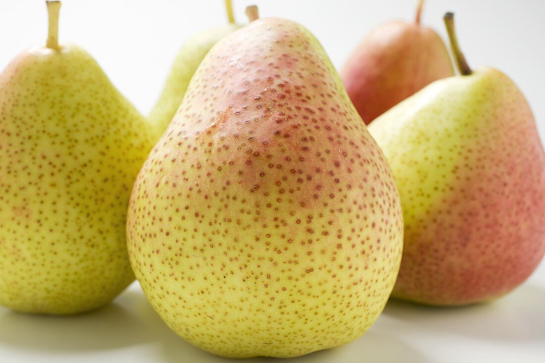 Several Forelle pears