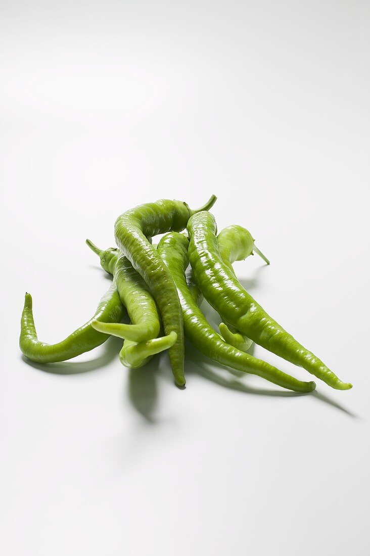 Several green chillies