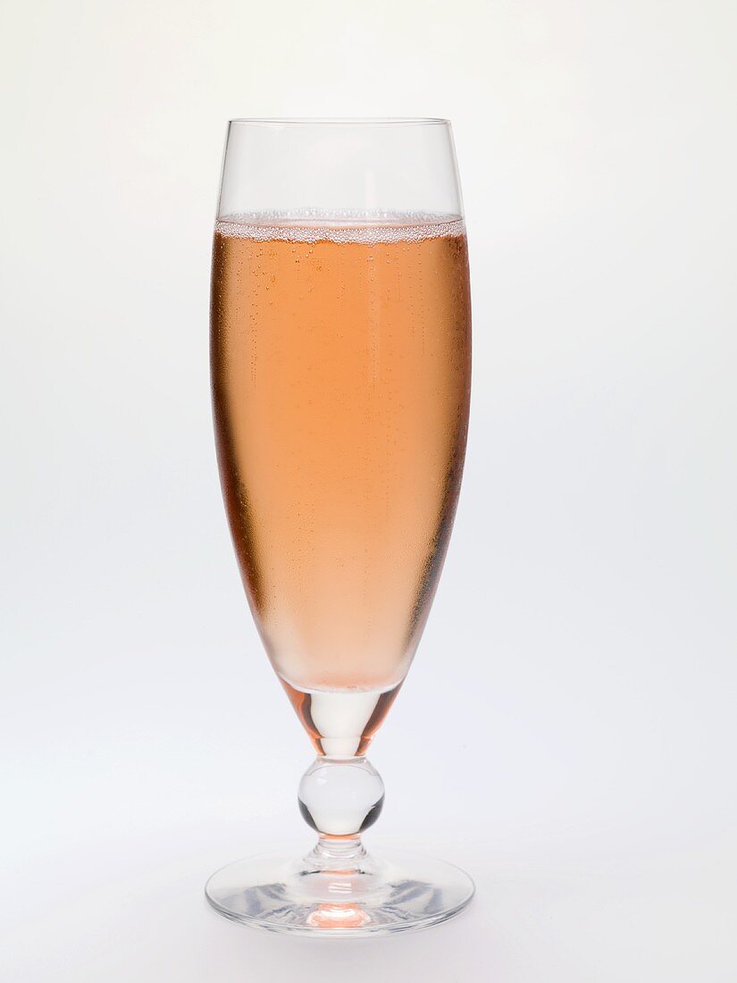 A sparkling wine cocktail