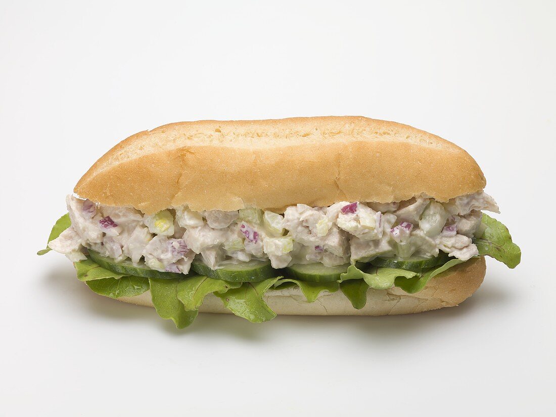 Chicken salad sub sandwich
