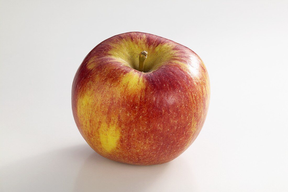 Ein Apfel der Sorte Braeburn