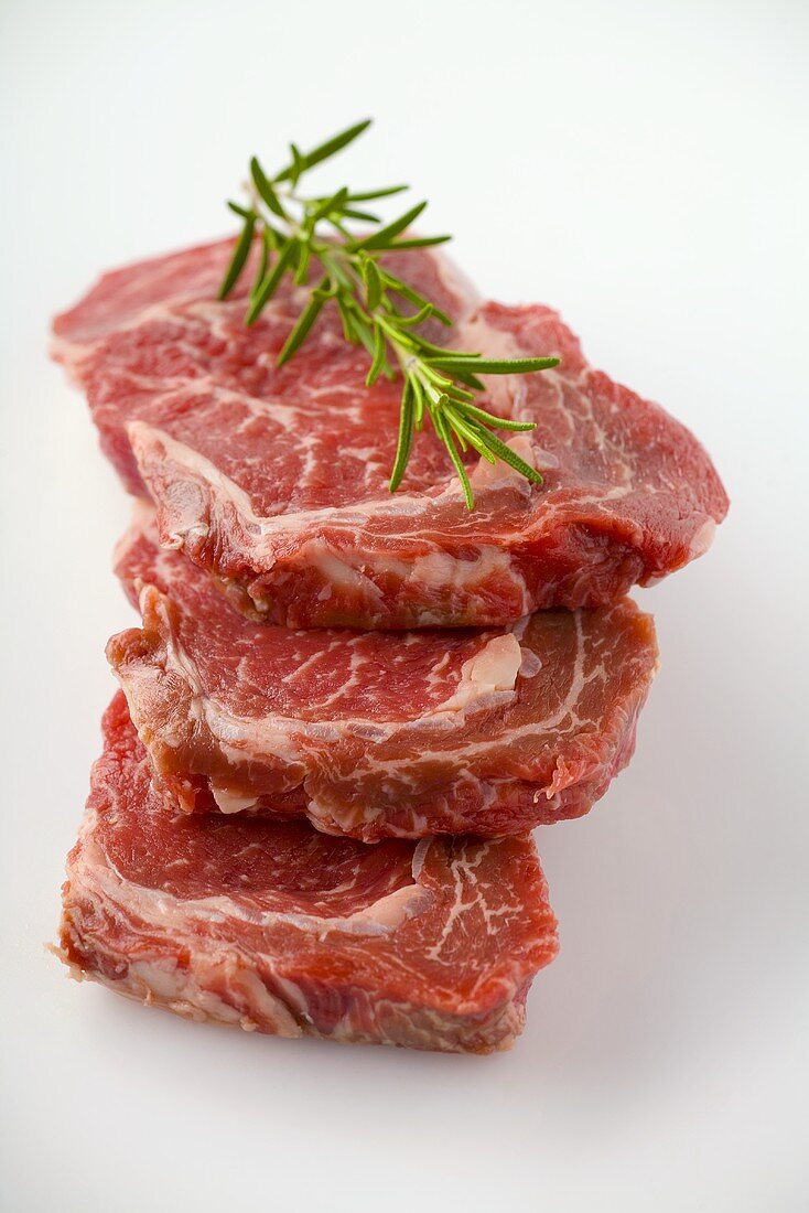 Beef with rosemary
