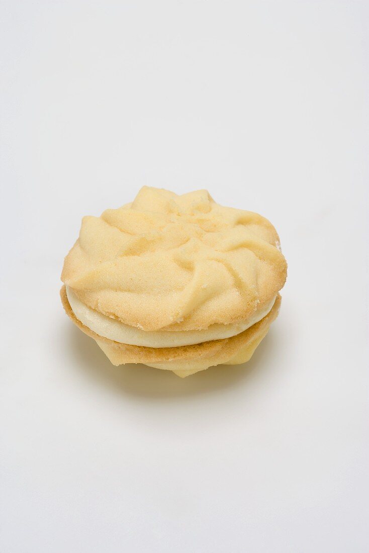 Sandwich-Cookie mit Butter-Zitronen-Creme