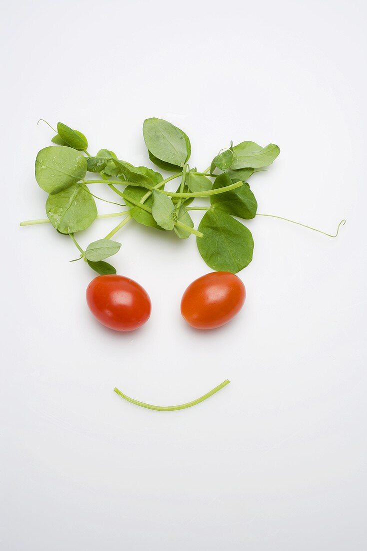 Happy vegetable face