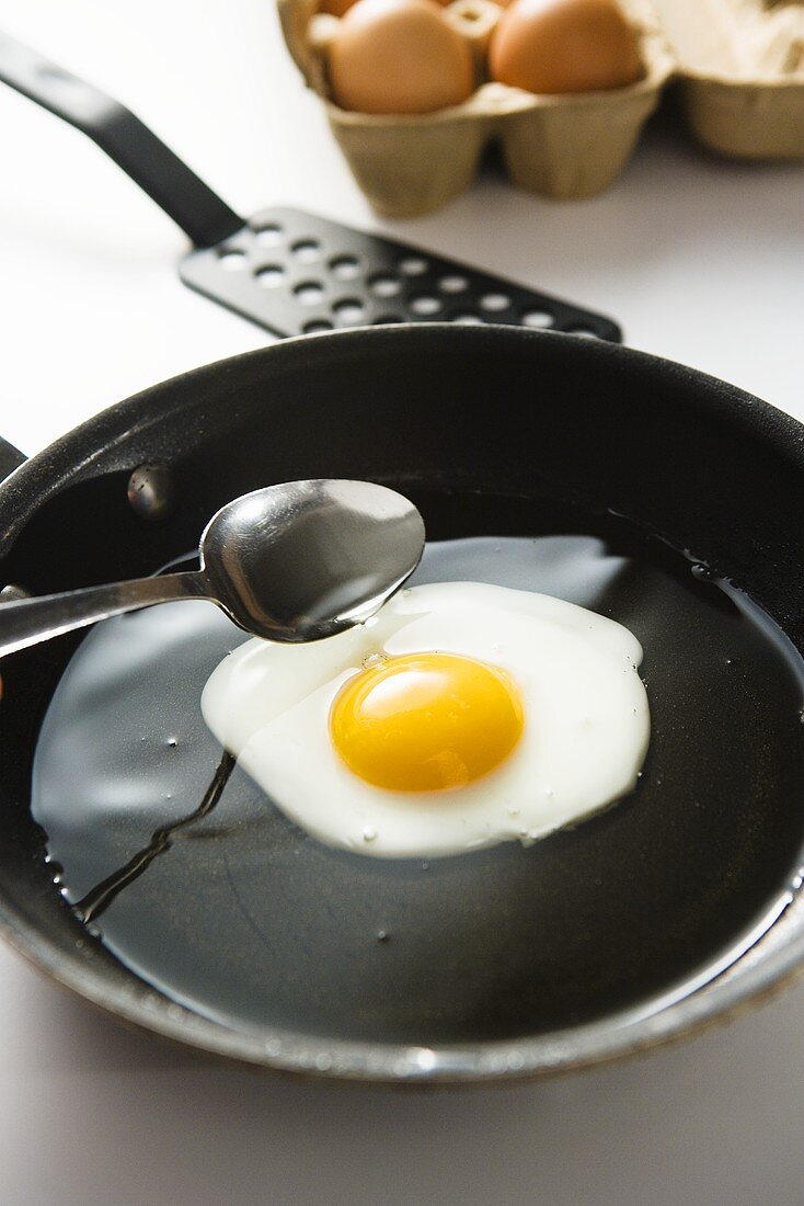 Fried Egg in Skillet