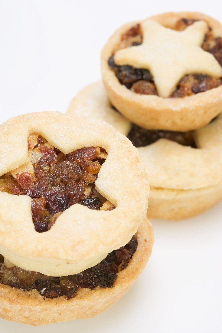 Mince Pies mit Trockenfrüchten zu Weihnachten