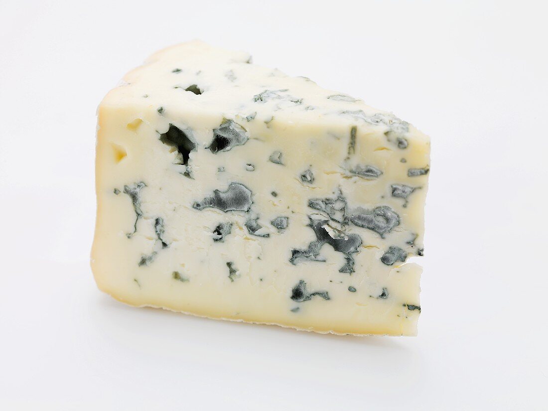 Stück Blauschimmelkäse