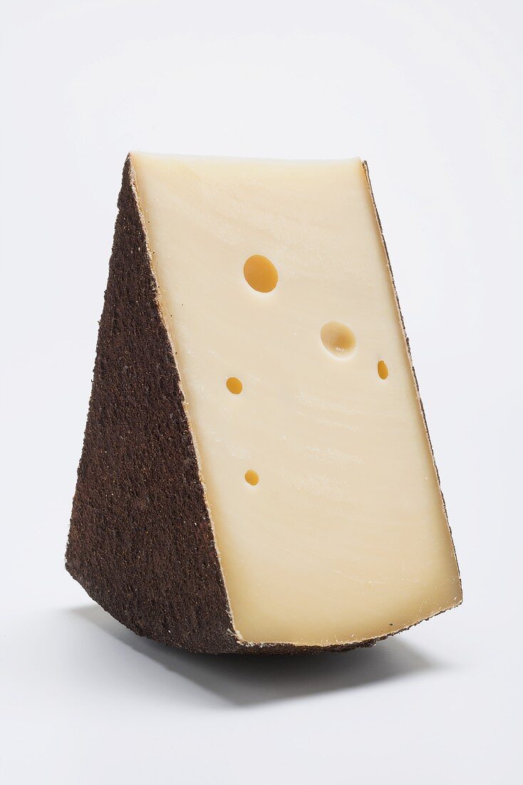 Piece of hard cheese