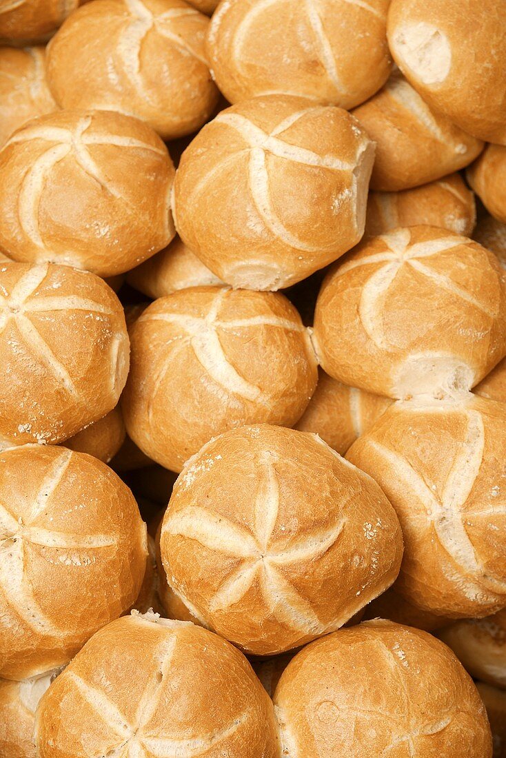 Bread rolls, full-frame