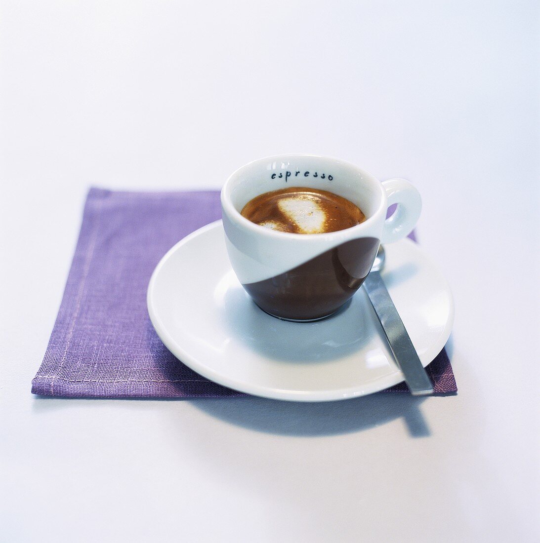 Eine Tasse Espresso Crema