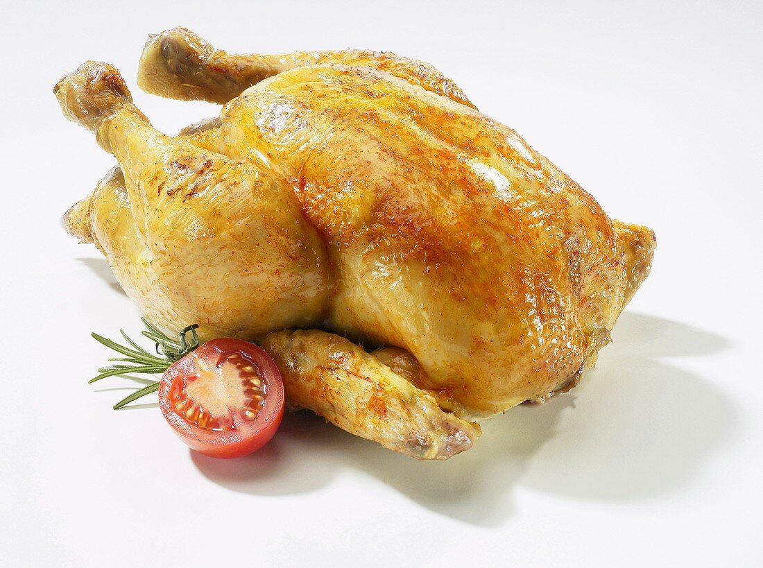 Whole roast chicken