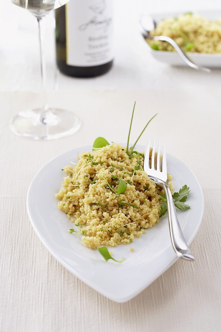 Couscous with herbs