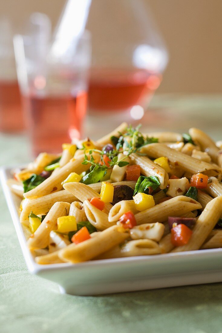 Penne mit Gemüse