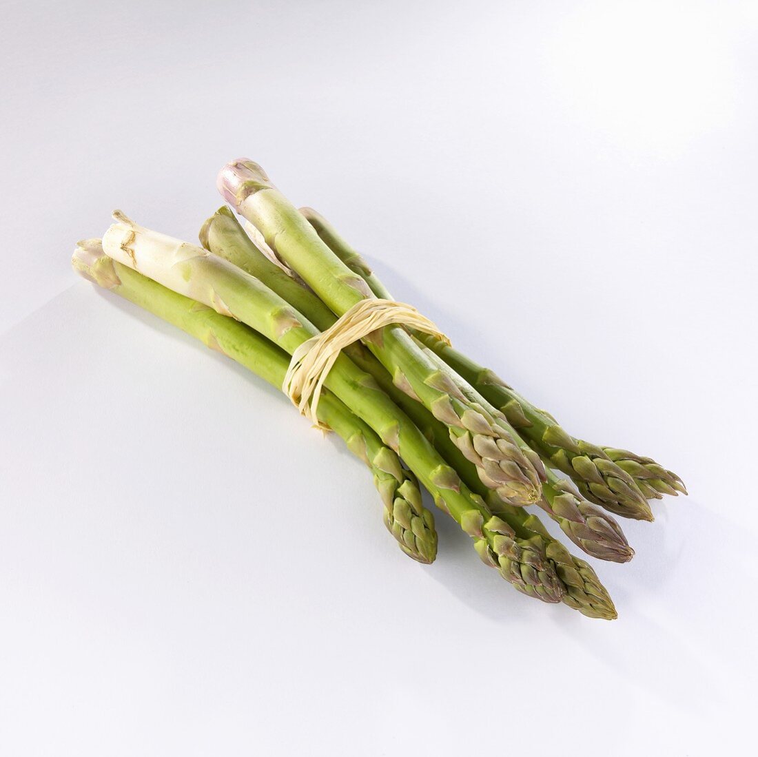 A bundle of fresh green asparagus