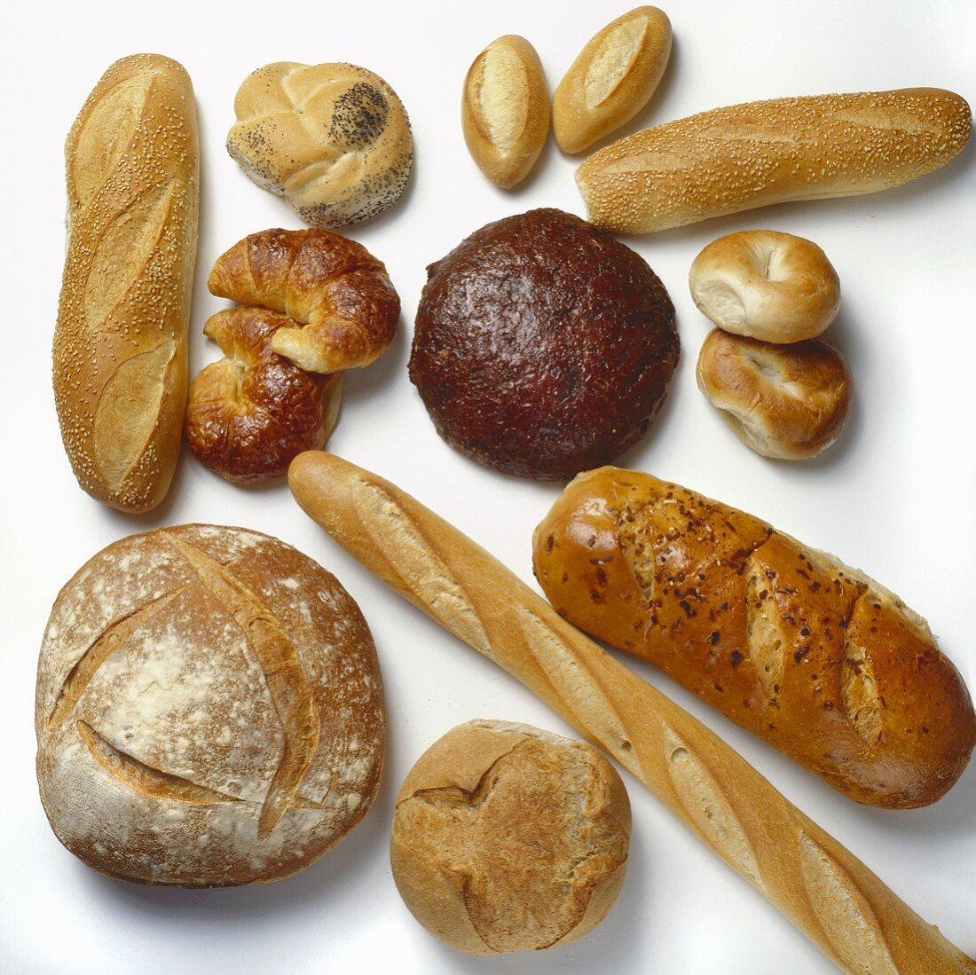 Assorted Loaves of Bread