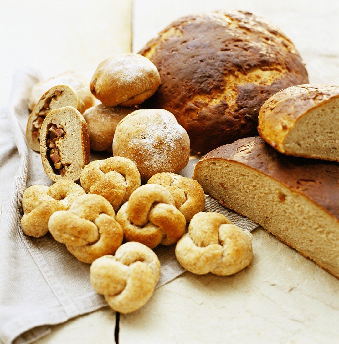 Freshly baked bread and rolls from Sweden