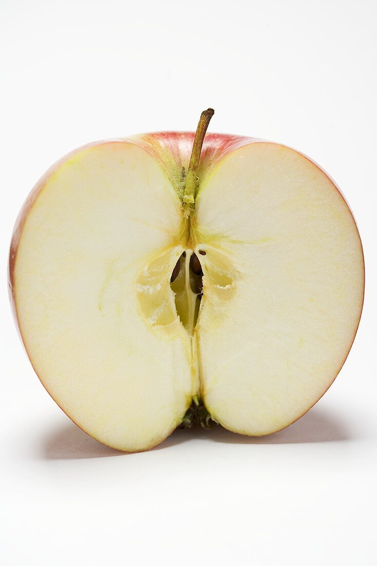Halber Apfel, Sorte Braeburn