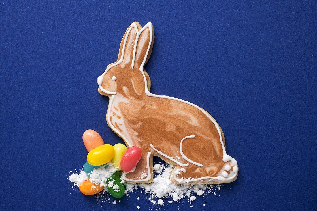 Osterhase, Jelly Beans und Zucker