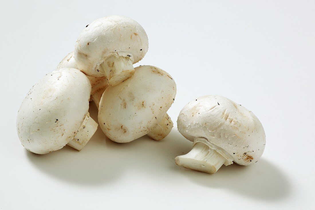 Fresh button mushrooms