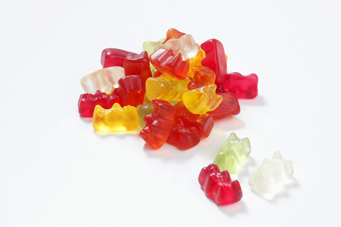 Ein Häufchen Gummibärchen