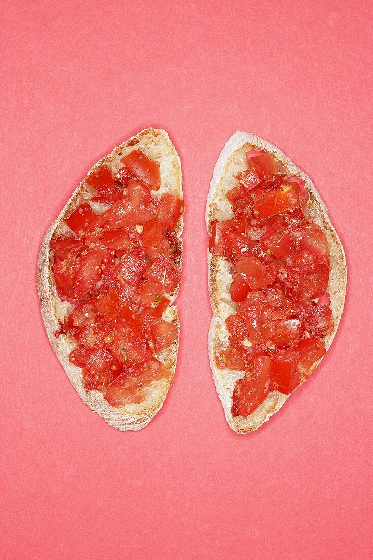 Bruschette (Tomatoes on toast, Italy)