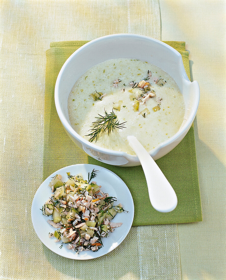 Kartoffel-Bärlauch-Suppe 