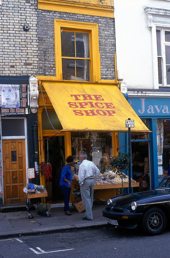 Der Gewürzladen "The Spice Shop" im Stadtteil Notting Hill in London