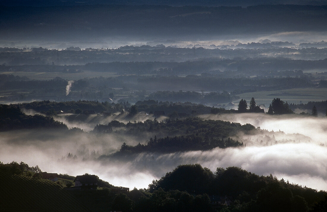 Hügellandschaft in der Steiermark X 