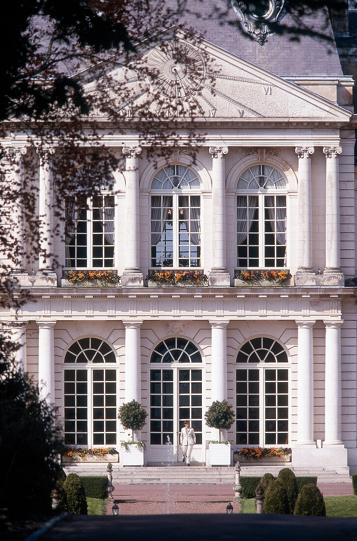 Entrance of Chateau d'Artigny Montbazon, France