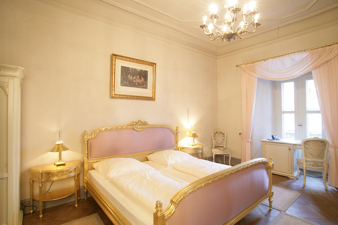 Luxury Bedroom of hotel, Germany