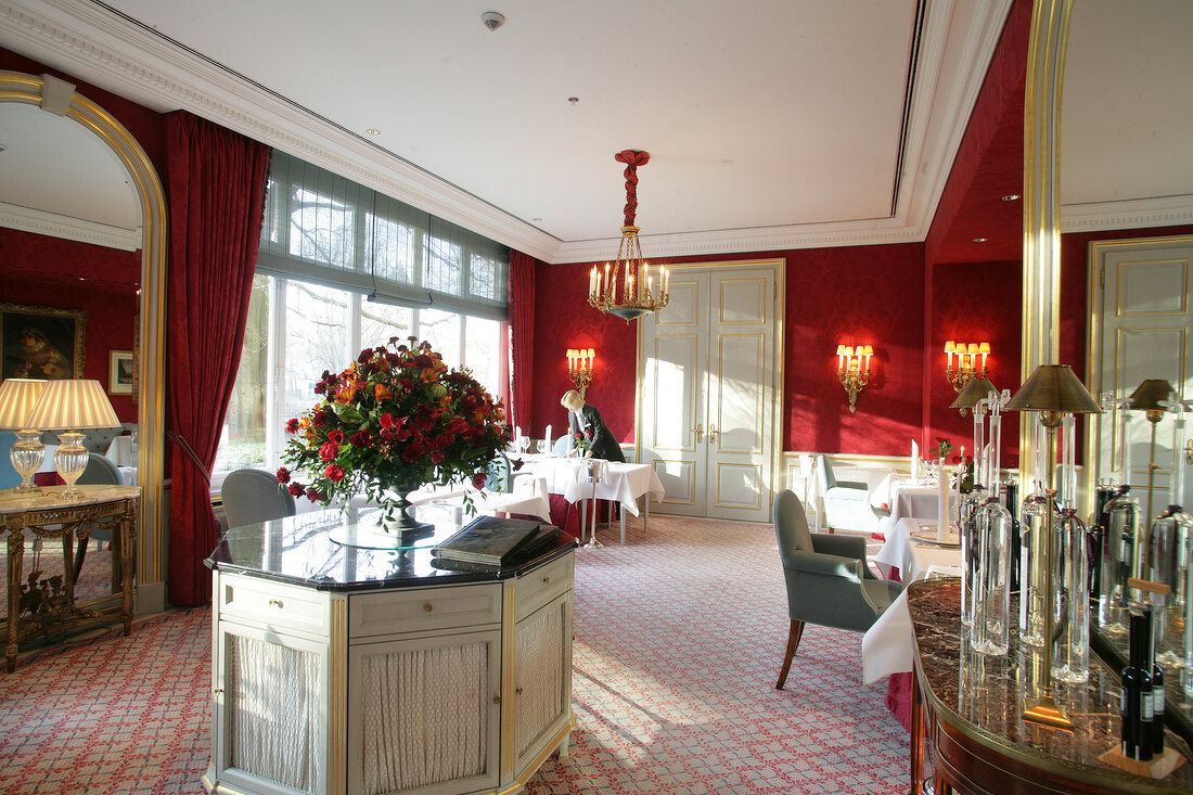 Interior of restaurant, Germany